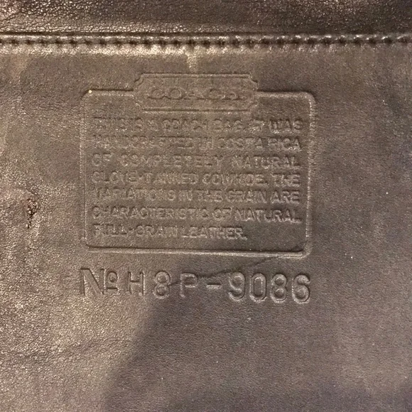 Vintage Black Coach Legacy Small Shopper Tote - Picture 4 of 5